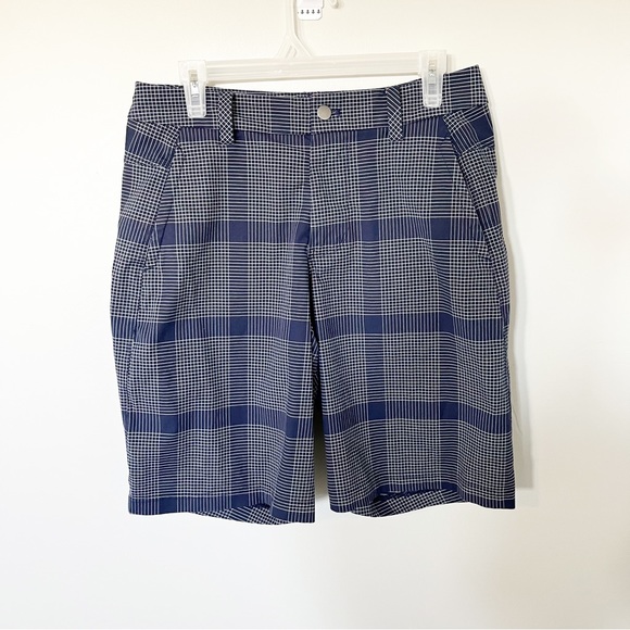 Lululemon blue plaid men’s shorts fit like a size 30 - Picture 1 of 6